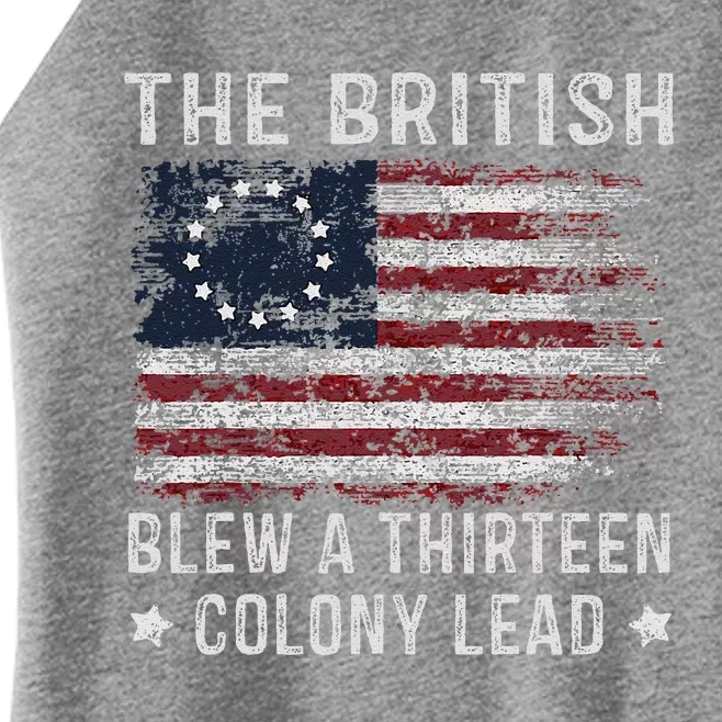 The British Blew A 13 Colony Lead Women’s Perfect Tri Rocker Tank