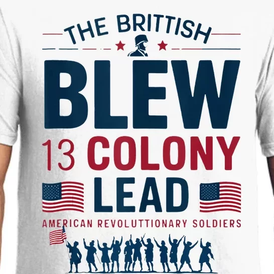 The British Blew A 13 Colony Lead A Thirteen Colony Lead Pajama Set