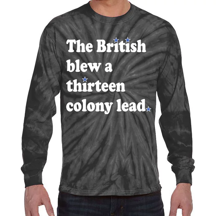 The British Blew A Thirteen Colony Lead Tie-Dye Long Sleeve Shirt