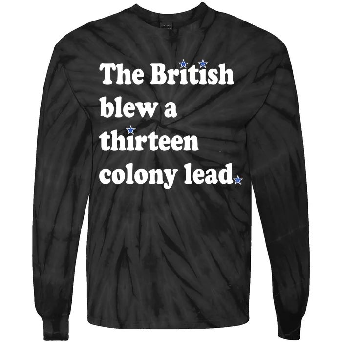 The British Blew A Thirteen Colony Lead Tie-Dye Long Sleeve Shirt