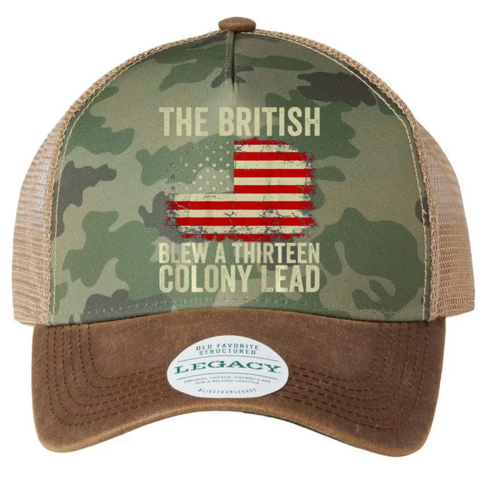 The British Blew A Thirteen Colony Lead Legacy Tie Dye Trucker Hat