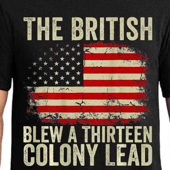 The British Blew A Thirteen Colony Lead Pajama Set