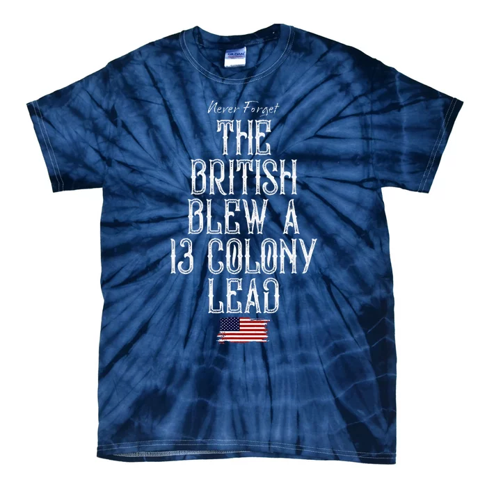 The British Blew A 13 Colony Lead Tie-Dye T-Shirt