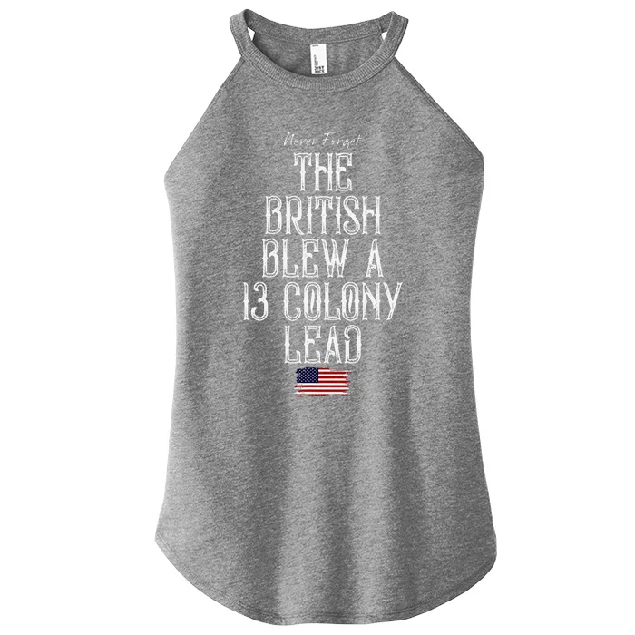 The British Blew A 13 Colony Lead Women’s Perfect Tri Rocker Tank