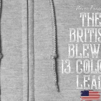 The British Blew A 13 Colony Lead Full Zip Hoodie