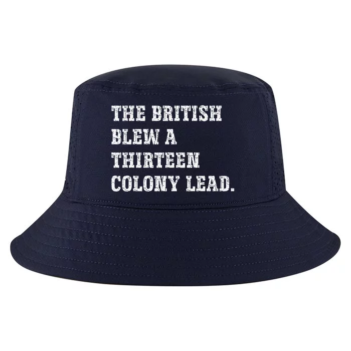 The British Blew A 13 Colony Lead Funny Philadelphia Cool Comfort Performance Bucket Hat