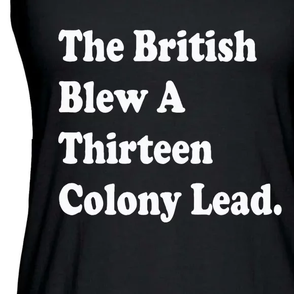 The British Blew A Thirteen Colony Lead Red Philadelphia Ladies Essential Flowy Tank