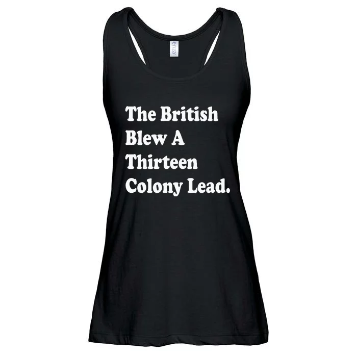 The British Blew A Thirteen Colony Lead Red Philadelphia Ladies Essential Flowy Tank