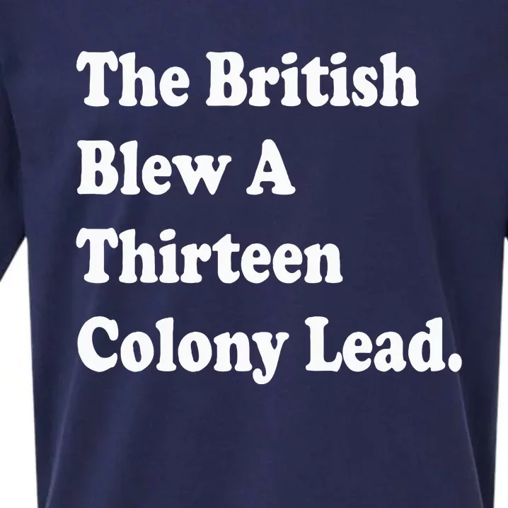 The British Blew A Thirteen Colony Lead Red Philadelphia Sueded Cloud Jersey T-Shirt