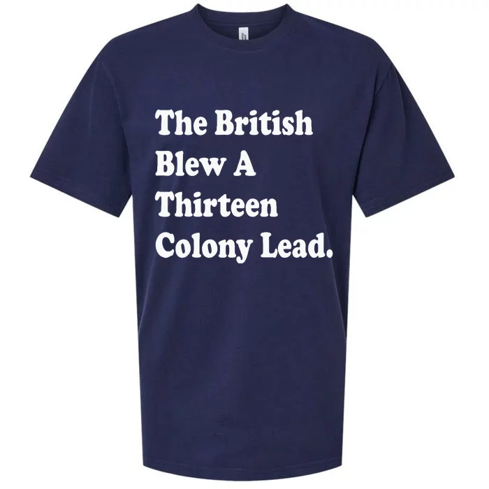 The British Blew A Thirteen Colony Lead Red Philadelphia Sueded Cloud Jersey T-Shirt