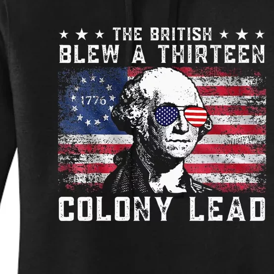 The British Blew A Thirteen Colony Lead Women's Pullover Hoodie