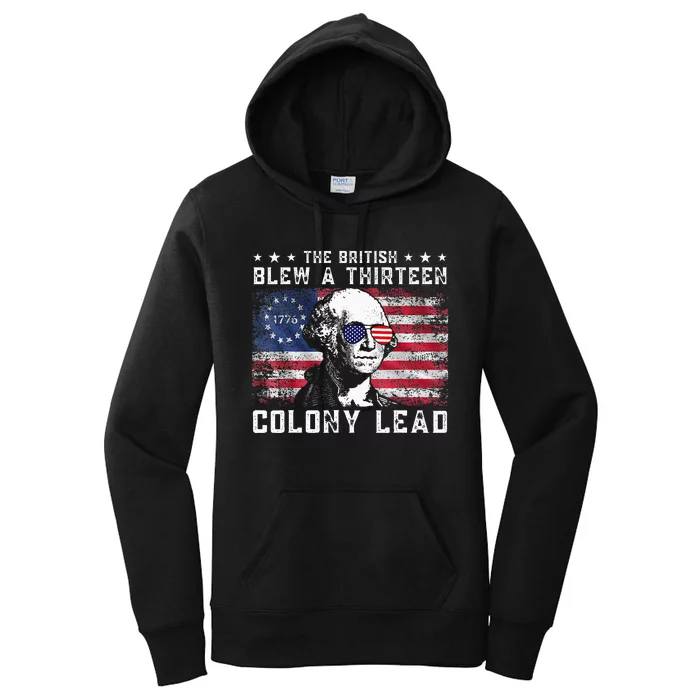 The British Blew A Thirteen Colony Lead Women's Pullover Hoodie