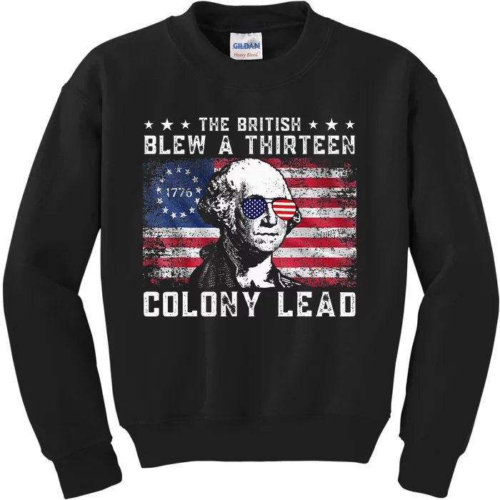 The British Blew A Thirteen Colony Lead Kids Sweatshirt