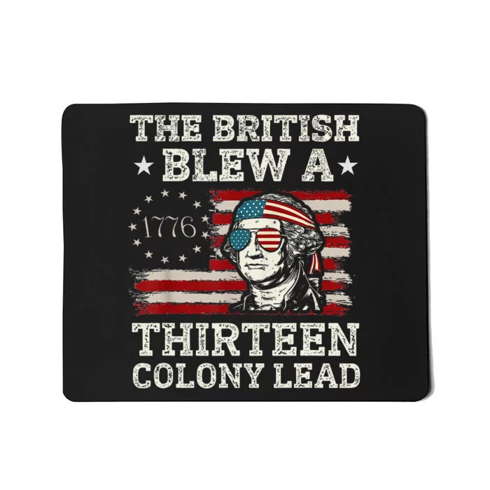 The British Blew A 13 Colony Lead Funny Mousepad