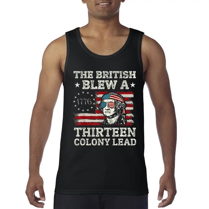 The British Blew A 13 Colony Lead Funny Tank Top