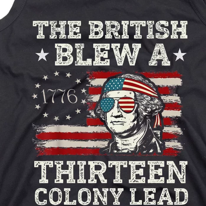 The British Blew A 13 Colony Lead Funny Tank Top