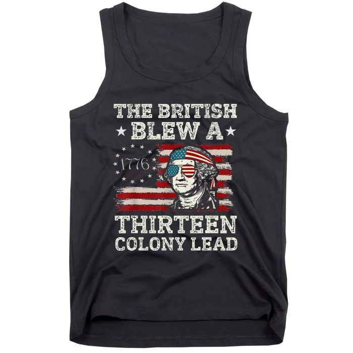 The British Blew A 13 Colony Lead Funny Tank Top