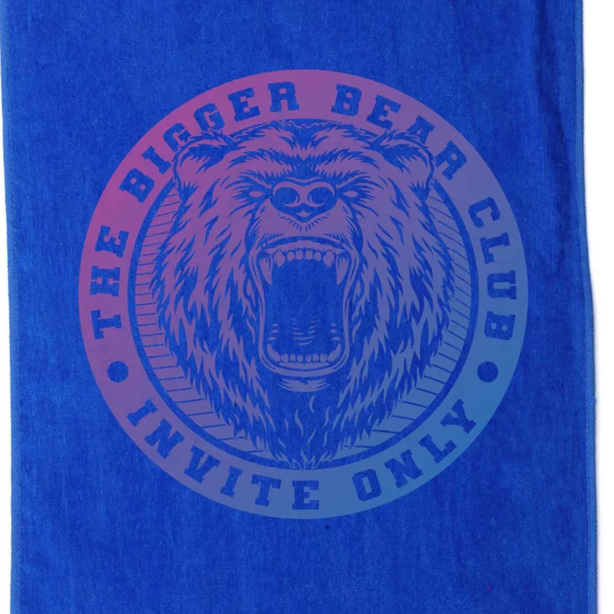 The Bigger Bear Club Mom Dad Nana Gift Platinum Collection Golf Towel