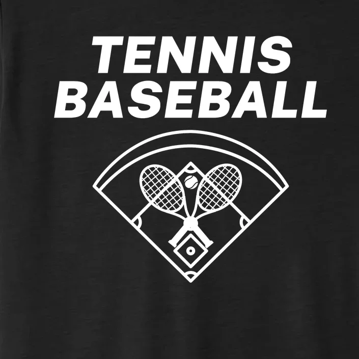 Tennis Baseball, Baseball Fun, Funny Tennis Baseball, Fun Game For All Ages, Per ChromaSoft Performance T-Shirt