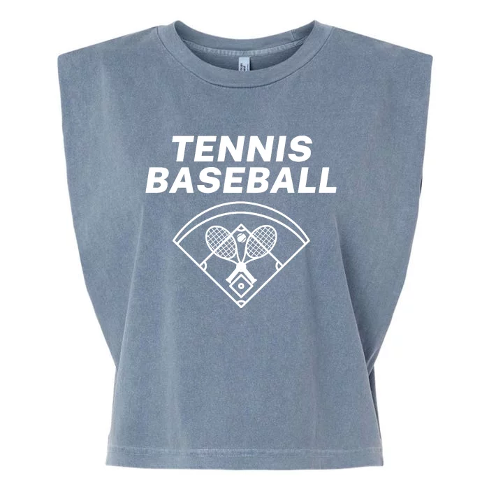 Tennis Baseball, Baseball Fun, Funny Tennis Baseball, Fun Game For All Ages, Per Garment-Dyed Women's Muscle Tee