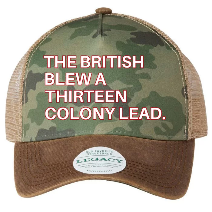 The British Blew A Thirteen Colony Lead Legacy Tie Dye Trucker Hat