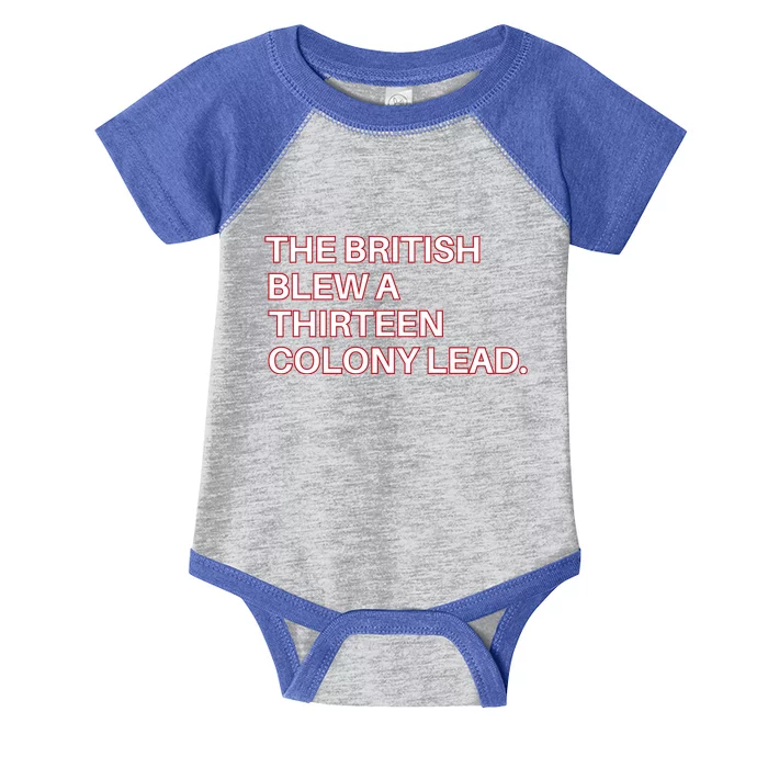 The British Blew A Thirteen Colony Lead Infant Baby Jersey Bodysuit