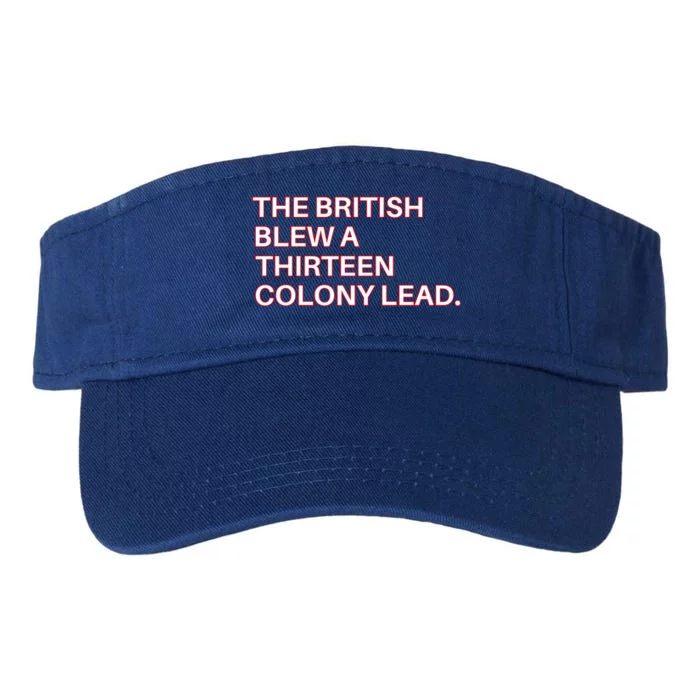 The British Blew A Thirteen Colony Lead Valucap Bio-Washed Visor