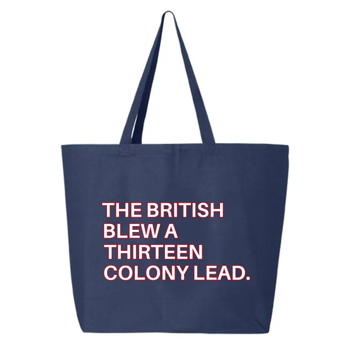 The British Blew A Thirteen Colony Lead 25L Jumbo Tote