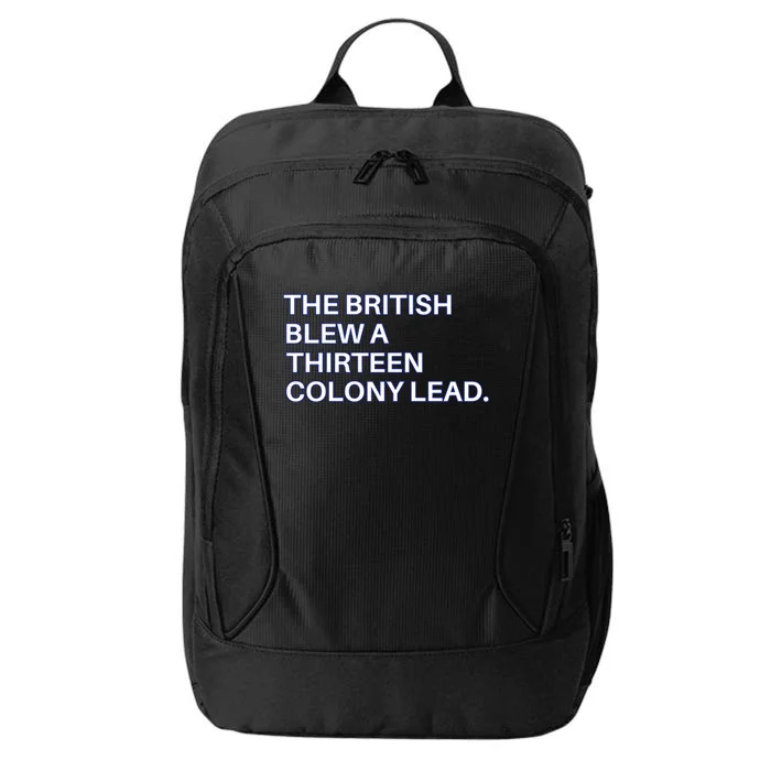 The British Blew A Thirteen Colony Lead City Backpack