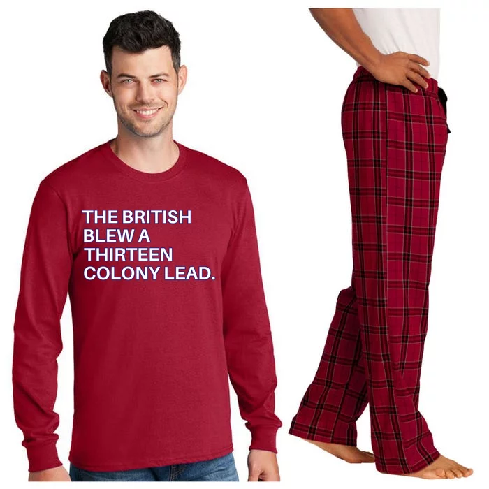 The British Blew A Thirteen Colony Lead Long Sleeve Pajama Set