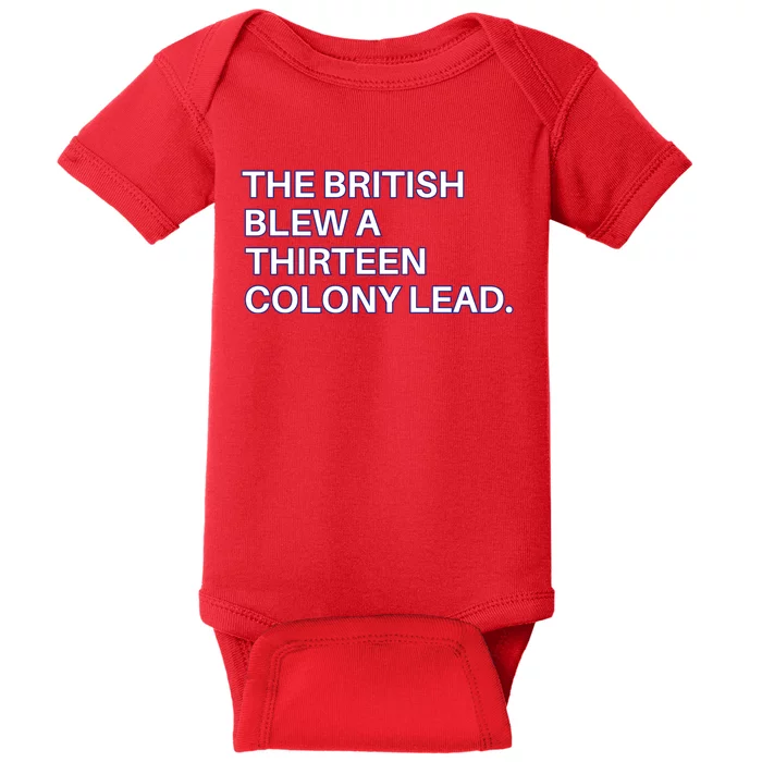 The British Blew A Thirteen Colony Lead Baby Bodysuit