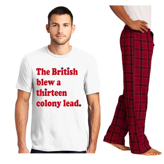 The British Blew A Thirteen Colony Lead Pajama Set