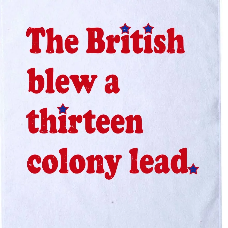 The British Blew A Thirteen Colony Lead Platinum Collection Golf Towel