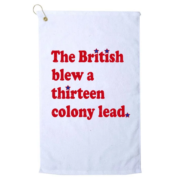 The British Blew A Thirteen Colony Lead Platinum Collection Golf Towel