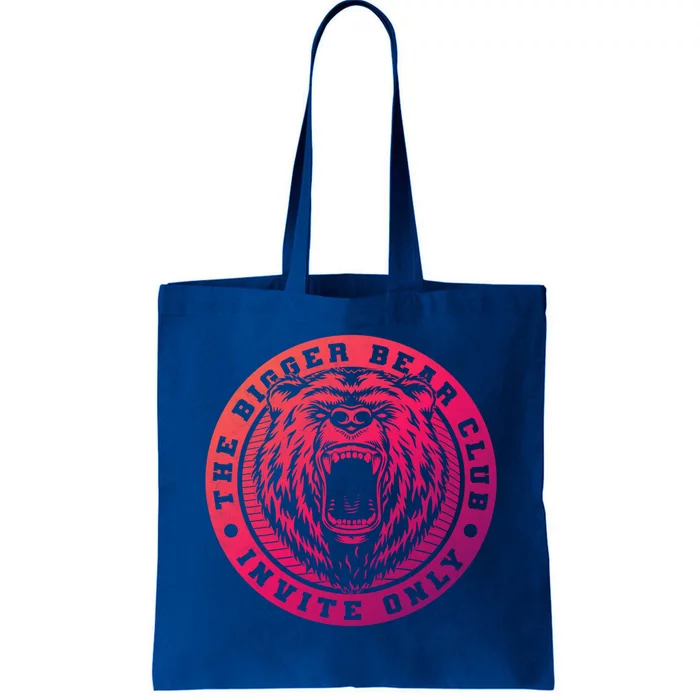 The Bigger Bear Club Mom Dad Nana Gift Tote Bag