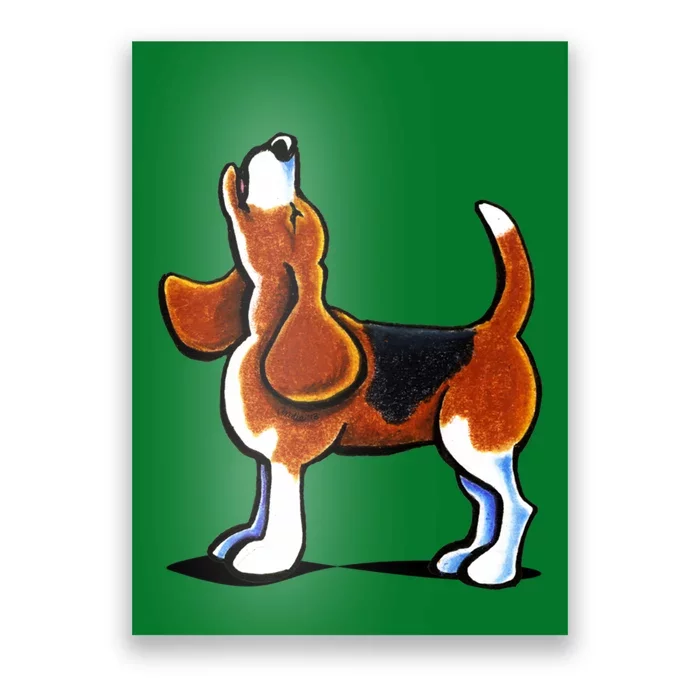 Tricolor Beagle Bay Poster