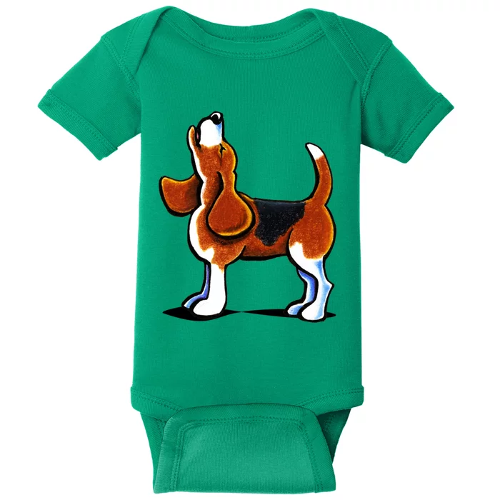 Tricolor Beagle Bay Baby Bodysuit