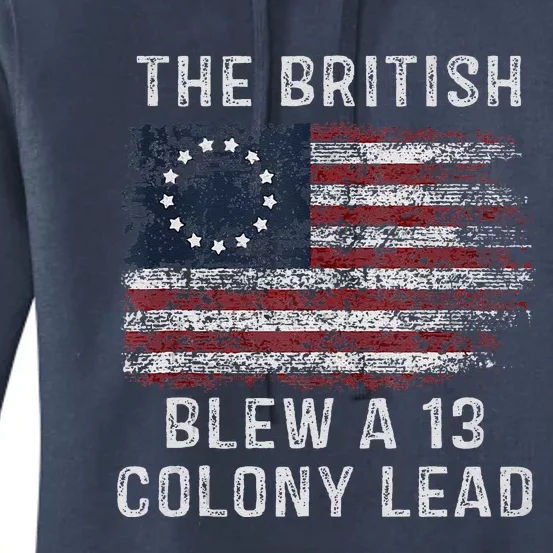 The British Blew A Thirteen Colony Lead Women's Pullover Hoodie