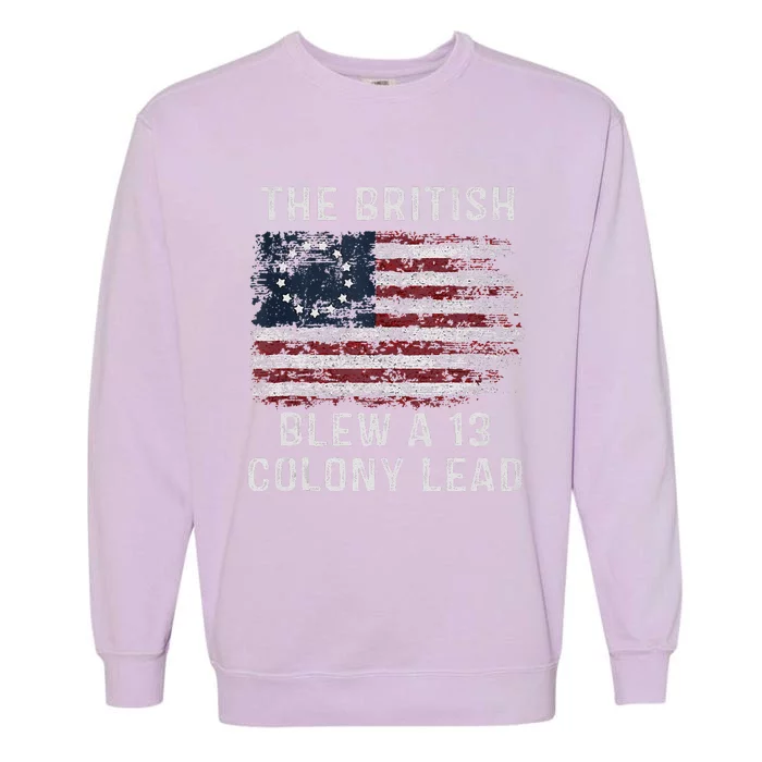 The British Blew A Thirteen Colony Lead Garment-Dyed Sweatshirt