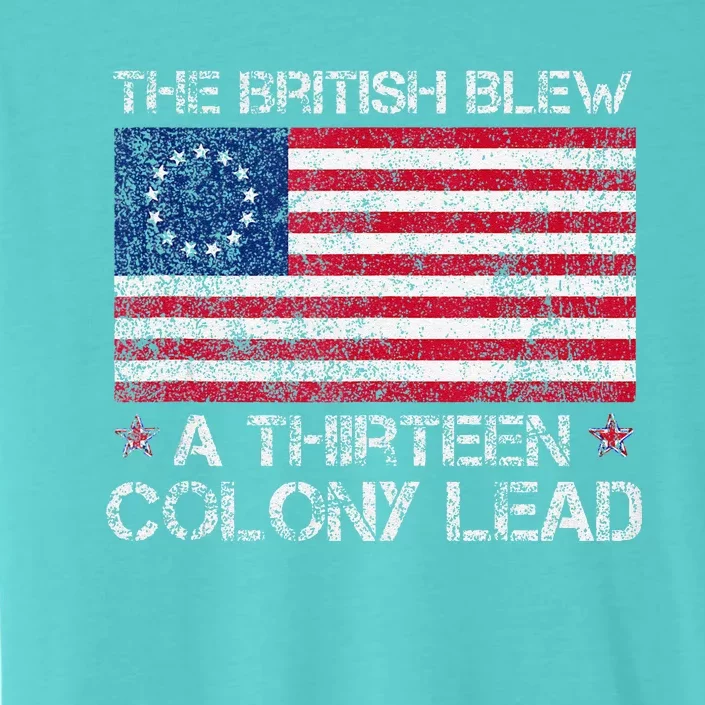 The British Blew A Thirteen Colony Lead ChromaSoft Performance T-Shirt