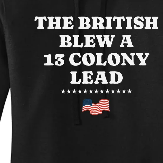 The British Blew A 13 Colony Lead Women's Pullover Hoodie