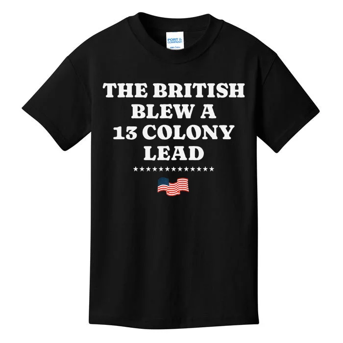 The British Blew A 13 Colony Lead Kids T-Shirt