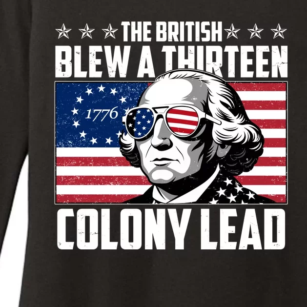 The British Blew A Thirteen Colony Lead George Washington Womens CVC Long Sleeve Shirt