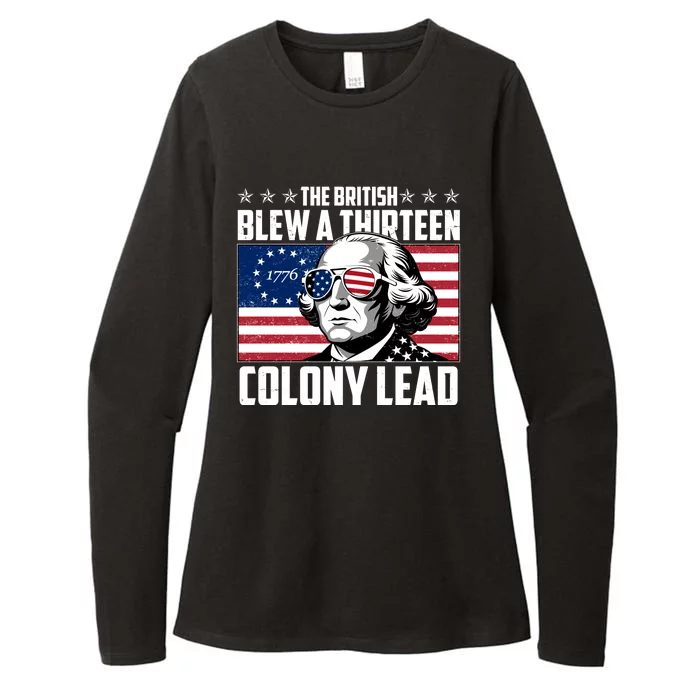 The British Blew A Thirteen Colony Lead George Washington Womens CVC Long Sleeve Shirt