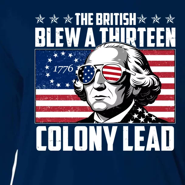 The British Blew A Thirteen Colony Lead George Washington Cooling Performance Long Sleeve Crew