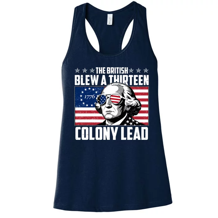 The British Blew A Thirteen Colony Lead George Washington Women's Racerback Tank