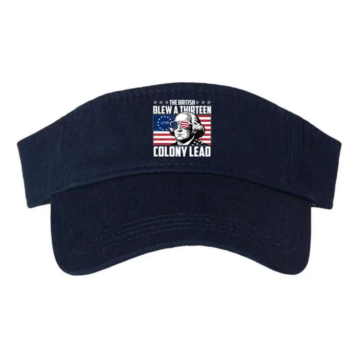 The British Blew A Thirteen Colony Lead George Washington Valucap Bio-Washed Visor