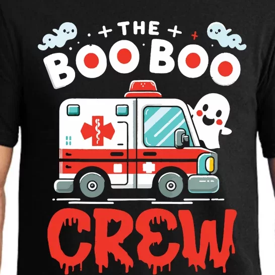 The Boo Boo Crew Ambulance Driver Paramedics Ems Halloween Pajama Set