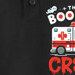 The Boo Boo Crew Ambulance Driver Paramedics Ems Halloween Dry Zone Grid Performance Polo