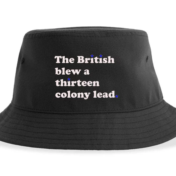 The British Blew A Thirteen Colony Lead Sustainable Bucket Hat